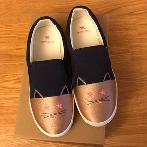 GIRLS J CREW slip on shoes